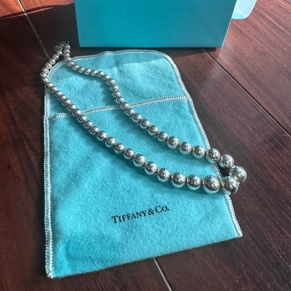 Tiffany & Co Graduated Ball Necklace in Sterling Silver - Picture 1 of 3